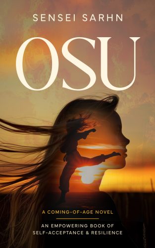 Sensei Sarhn author of empowering, coming of age YA novel 'Osu' book cover